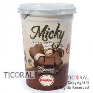 PASTA UNTABLE MICKY CHOCOLATE X 450GR MAPSA